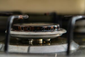 Inox taché par acide