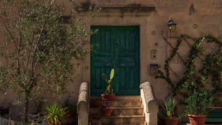 Planter un olivier devant une maison